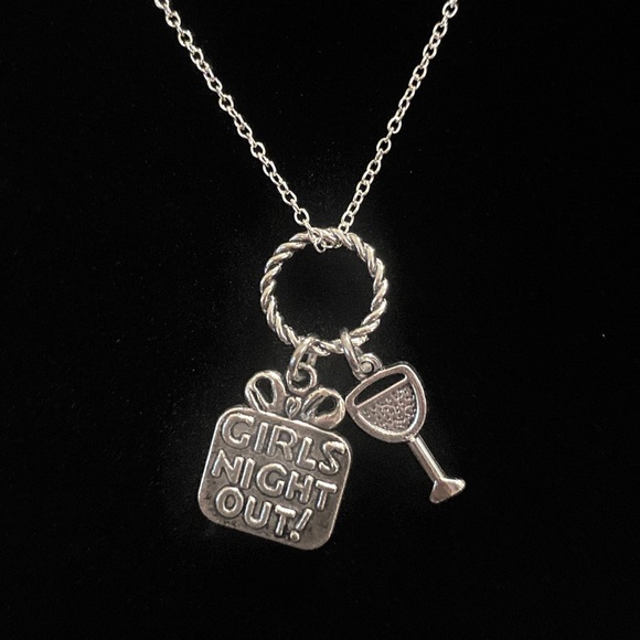 Girls Night Out Charm Necklace - Picture 2 of 5